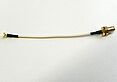 Koaxialleitung RG178 mit SMA-Steckverbinder und MMCX-Winkelstecker