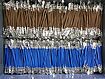 Litzen H07V-K 2,5 mm² braun und blau mit Ringkabelschuh