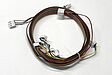 3-poliges Flachbandkabel mit Stecker, vergossen