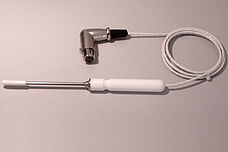 Sensor PT1000 mit Handgriff, Teflon-Kabel und XLR-Winkelstecker 